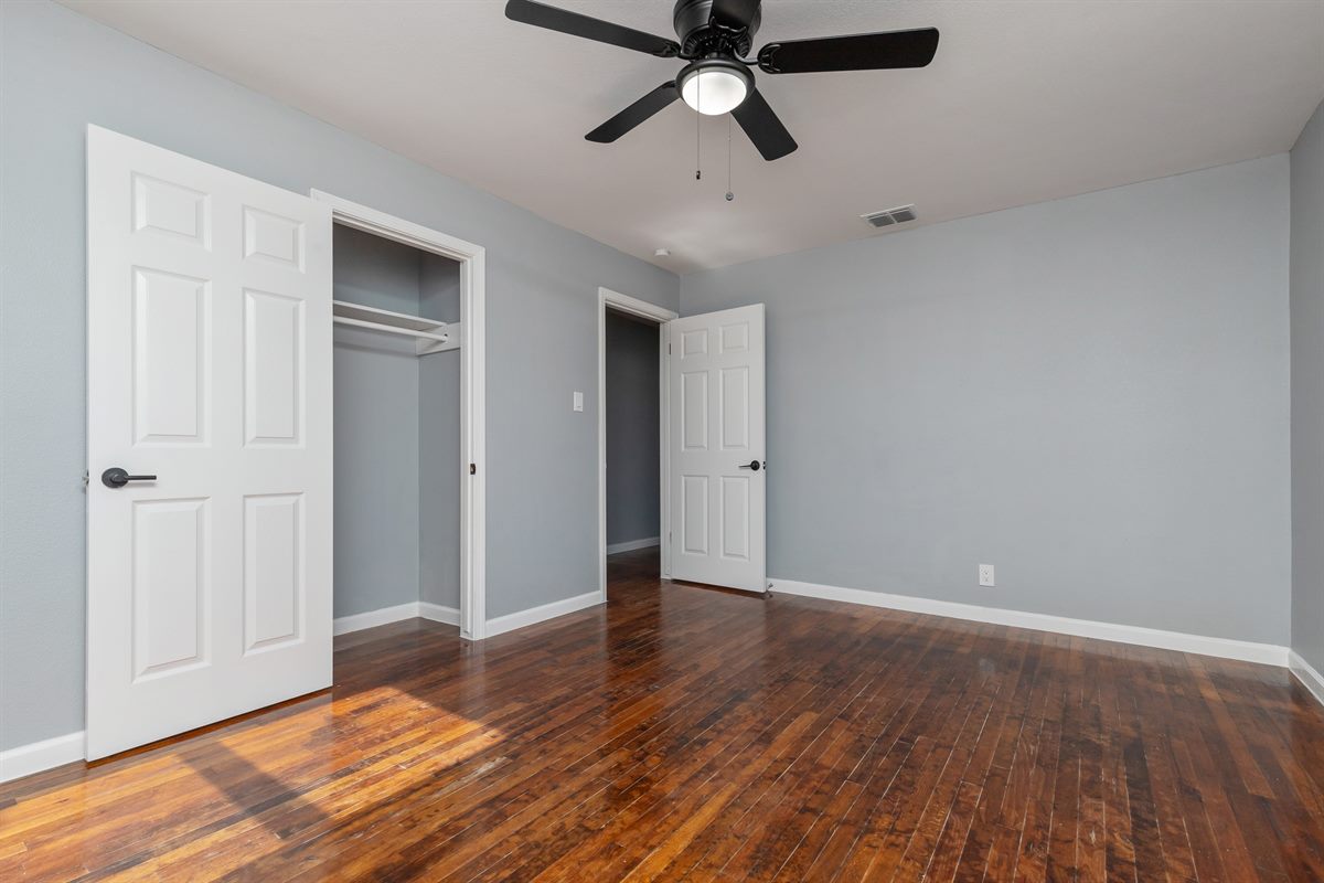 The new bedroom (was the garage)